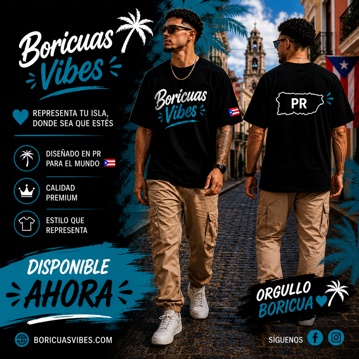 Boricuas Vibes Signature Tee