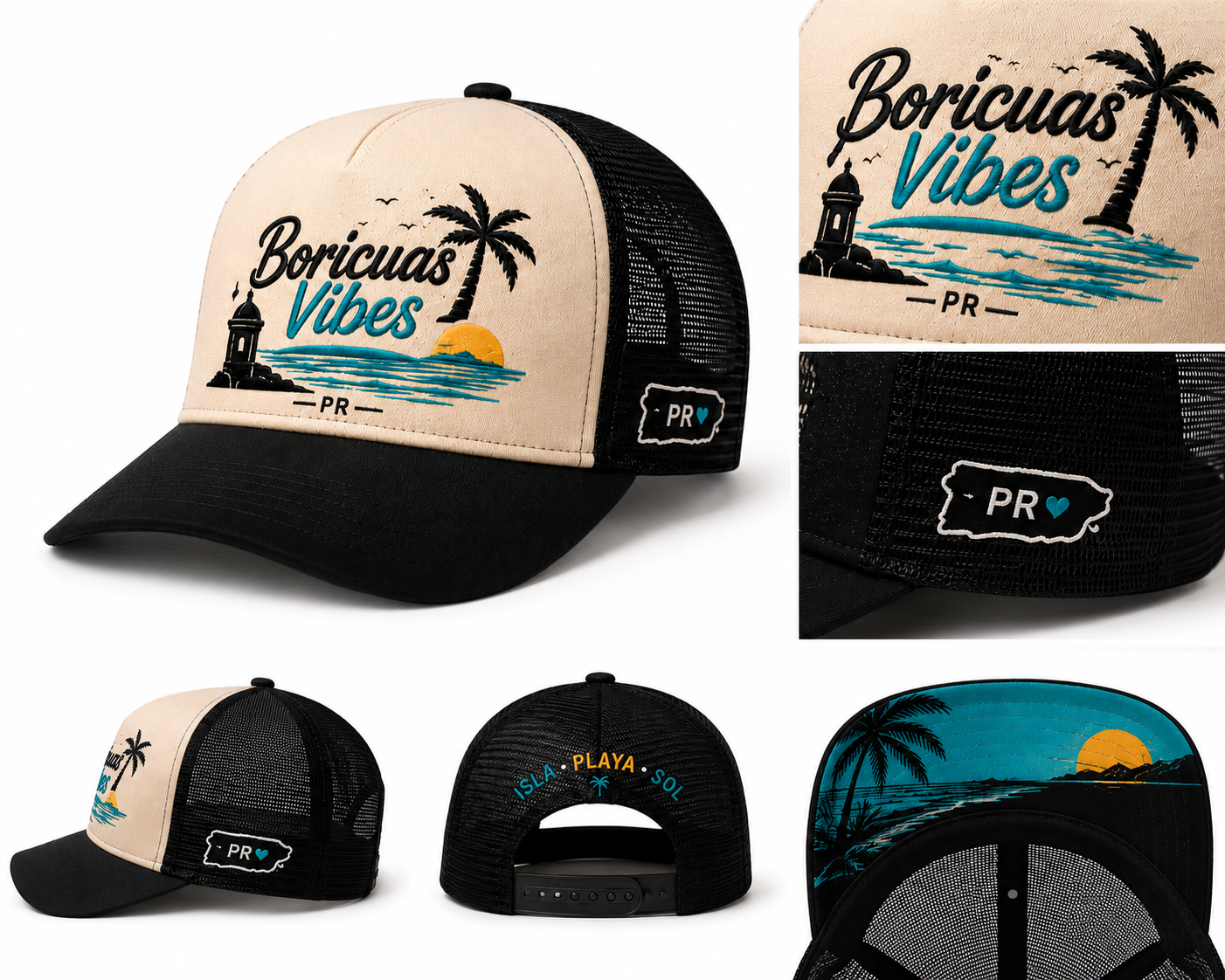 Gorra Trucker Premium – Boricuas Vibes Summer